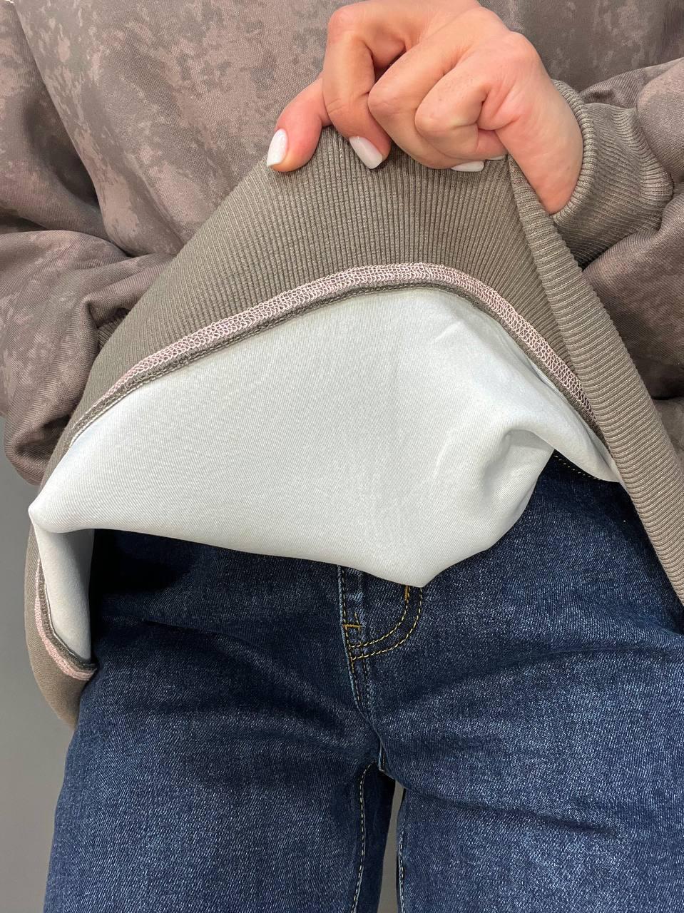 Свитшот женский JOY ONE 1732 DONELES удлиненный вареный тай-дай OS Шоколадный (3303) - фото 6 Свитшот женский JOY ONE 1732 DONELES удлиненный вареный тай-дай OS Шоколадный (3303) - фото 6