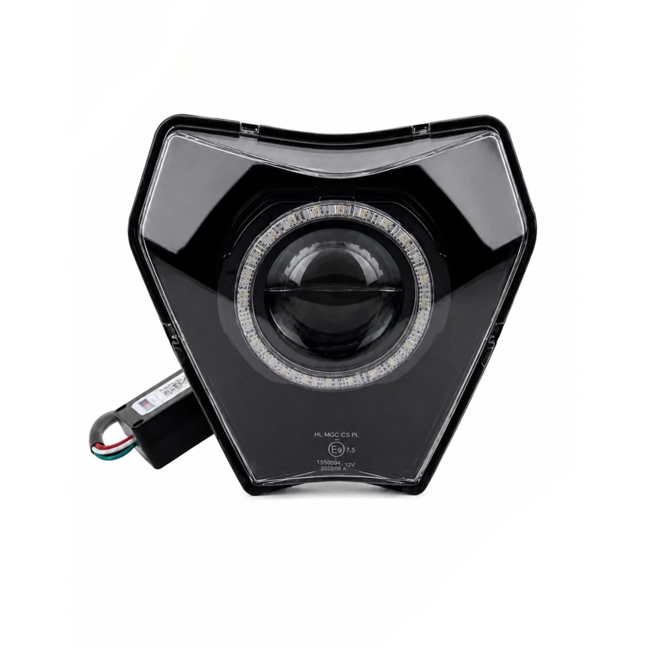 Фара LED Angel Eye RGBW V4 с APP управлением для эндуро 2024+