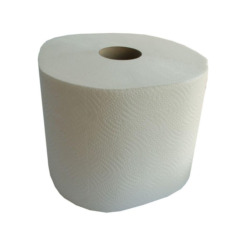 Полотенце бумажное двухслойное 120 м с отрывом (60062)