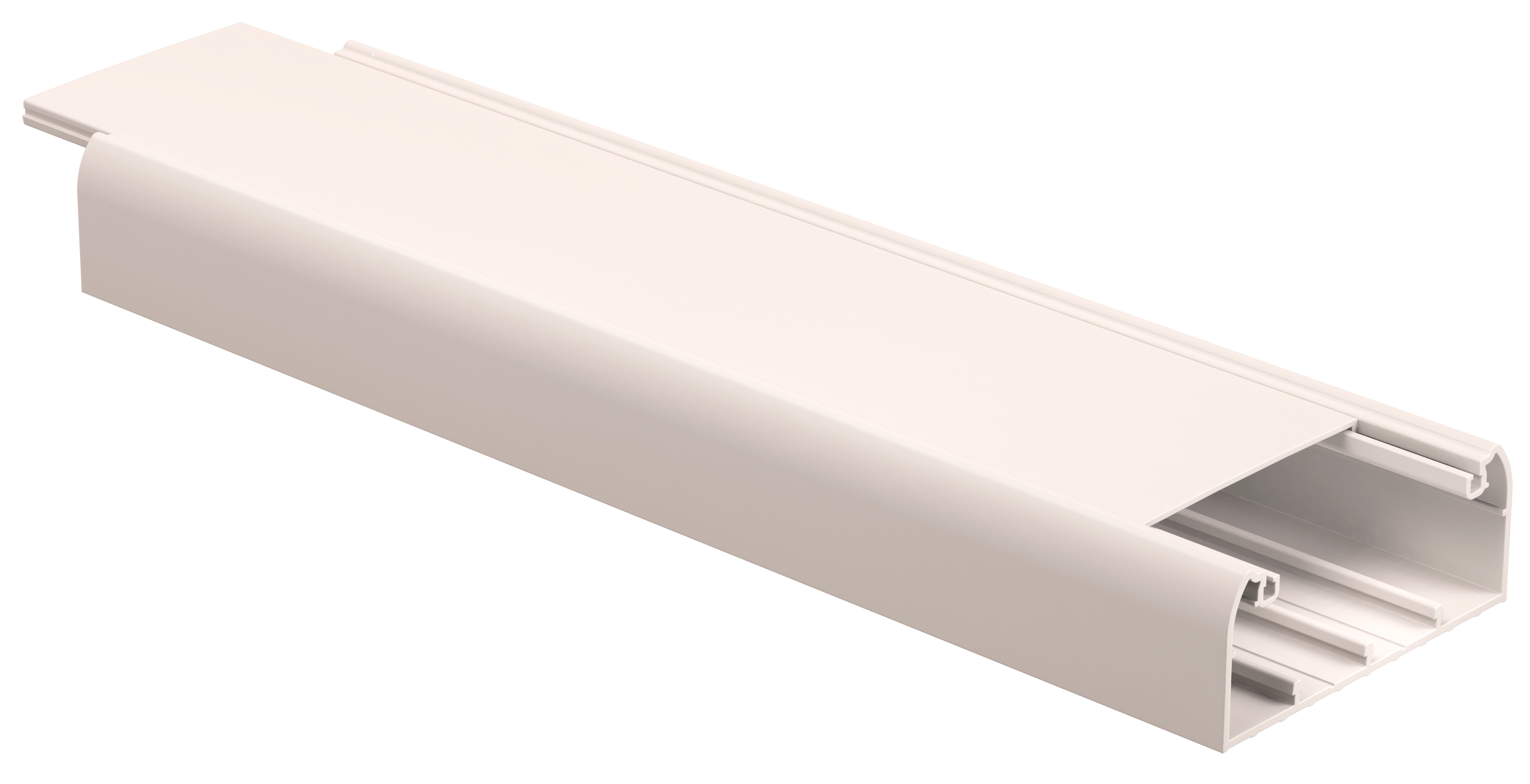 Канал кабельный парапетный UEC Праймер 100x40 мм 2 пог. м ПВХ Белый (CKK40-100-040-1-K01)