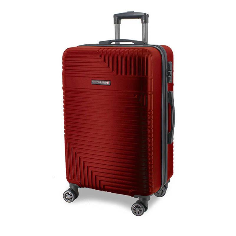 Валіза на 4-х колесах Swissbrand Brunei S 39 л Dark Red (DAS301866)