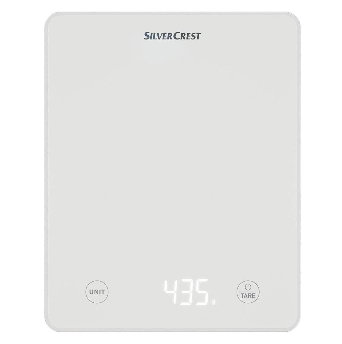 Ваги кухонні SilverCrest Smart Home Bluetooth SKWS 5 A1 до 5 кг Білий