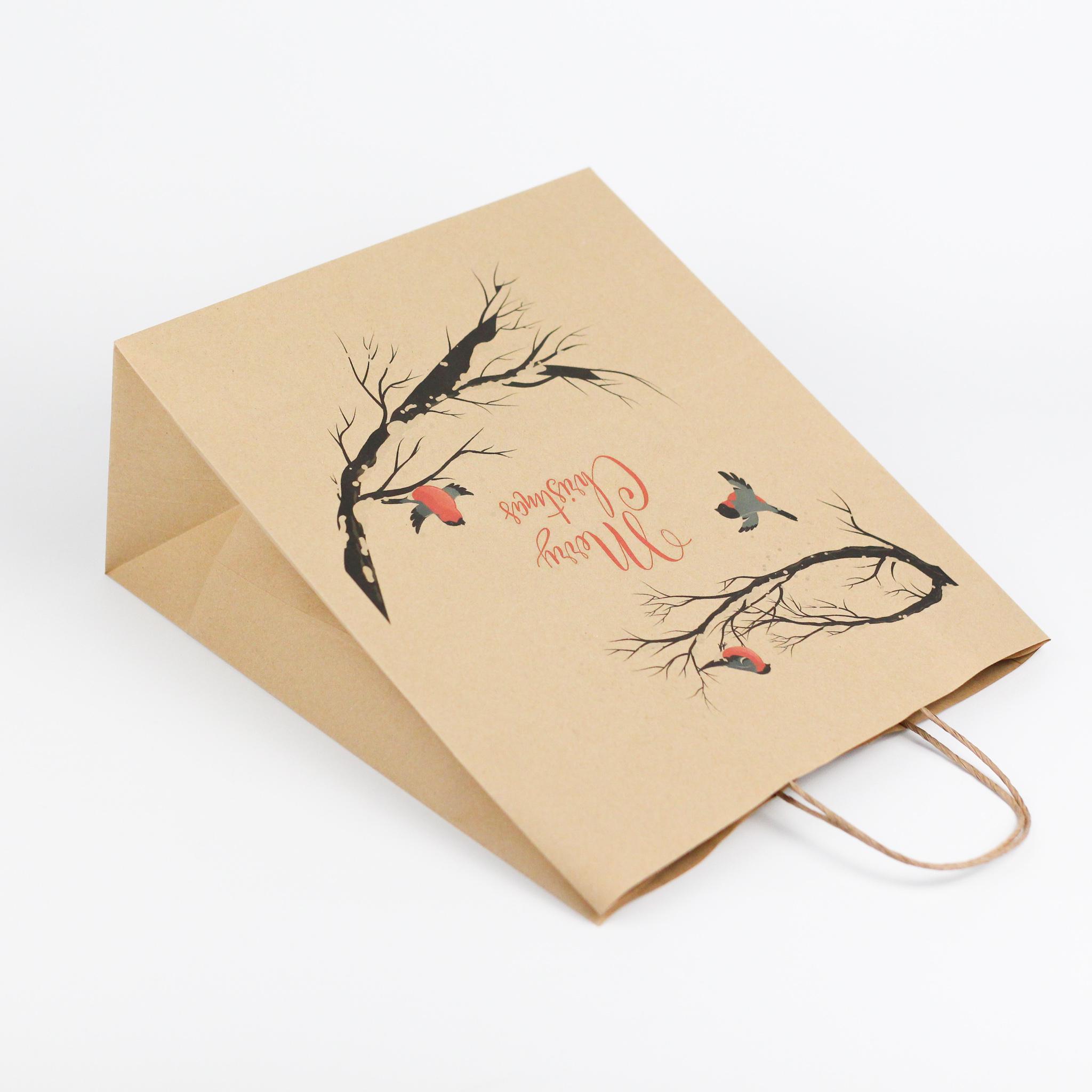 Подарочный пакет бумажный Merry Christmas 320х150х380 мм 10 шт. - фото 4 Подарочный пакет бумажный Merry Christmas 320х150х380 мм 10 шт. - фото 4