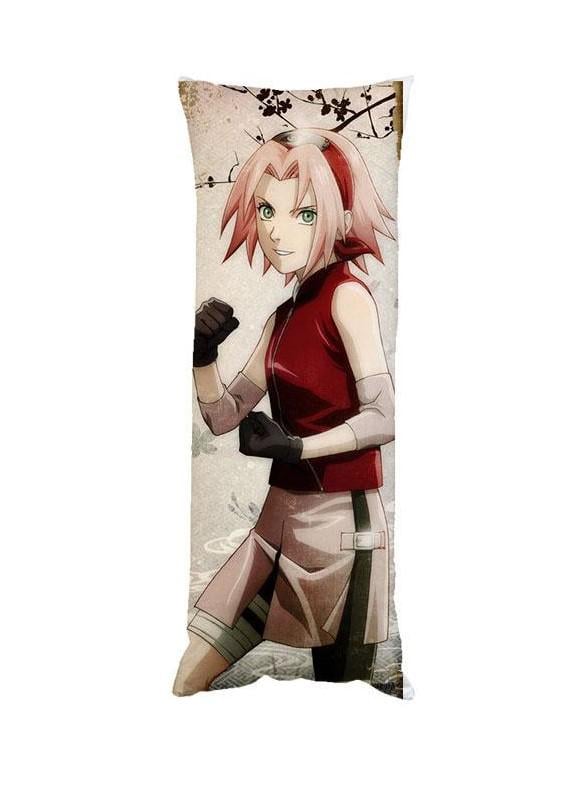 Подушка дакимакура Аниме Наруто Сакура Хината декоративная ростовая для обнимания 50x150 см двусторонняя (1834008701)