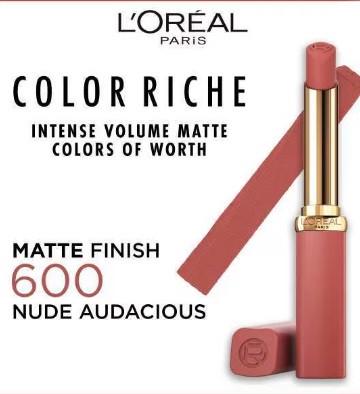 Помада губная L'OREAL Professionnel Color Riche Intense Volume Matte 600 Nude Audacious 1,8 г (2388013395) - фото 2 Помада губная L'OREAL Professionnel Color Riche Intense Volume Matte 600 Nude Audacious 1,8 г (2388013395) - фото 2
