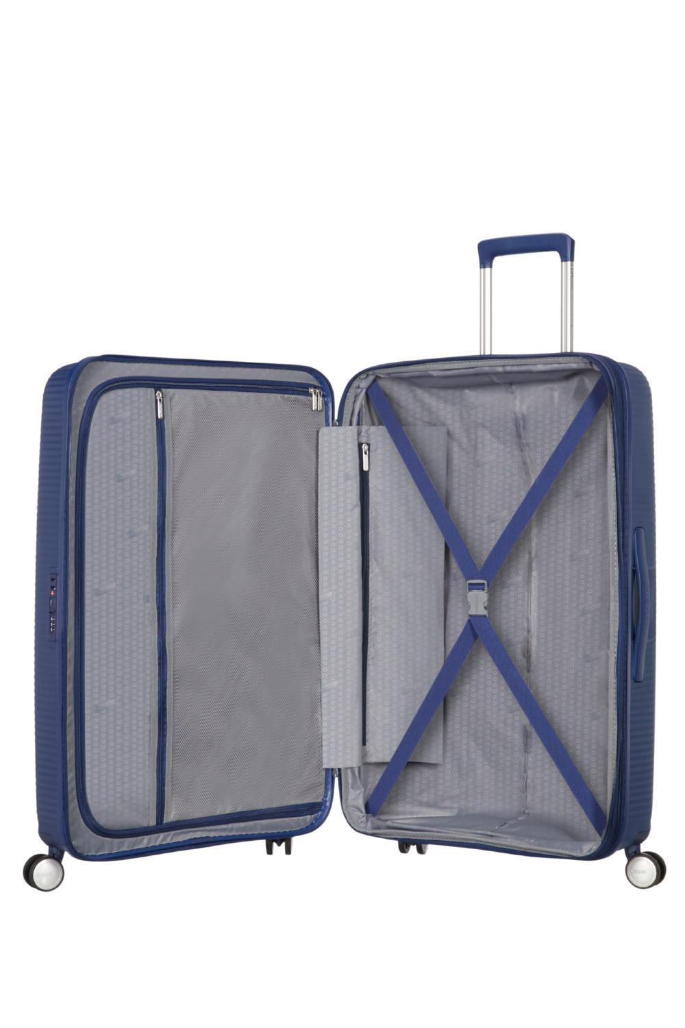 Валіза з розширенням American Tourister Soundbox 67x46,5x29/32 см Синій (32G-41002) - фото 5