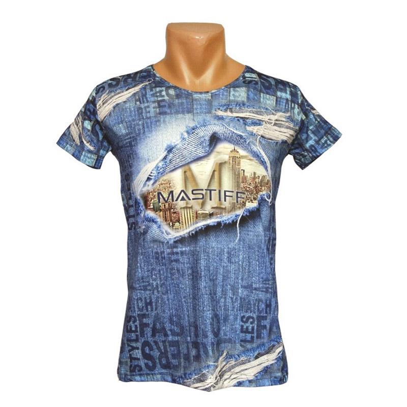 Футболка Mastiff M Синий (2390)