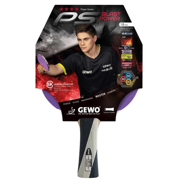 Ракетка для настольного тенниса Gewo PS Blast Power FL (931014)