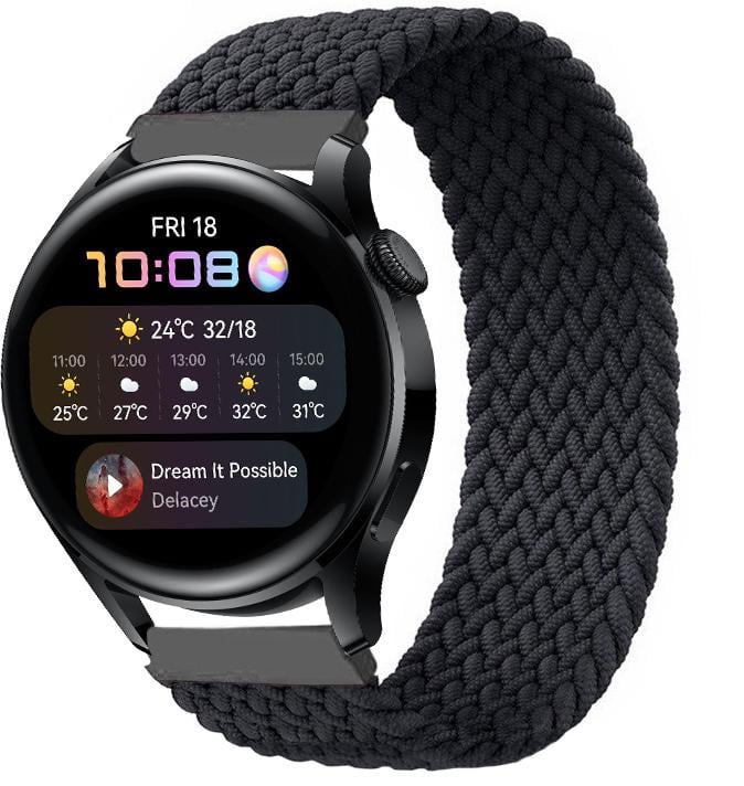 Ремешок Solo Loop для Huawei Watch 3 (155 мм) Black (22570-2B)