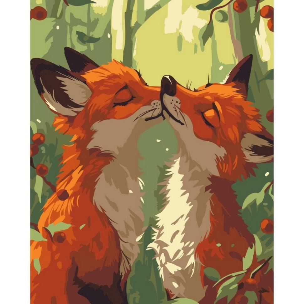 Картина по номерам ART CRAFT Нежные лисички 40x50 см (11690-AC)