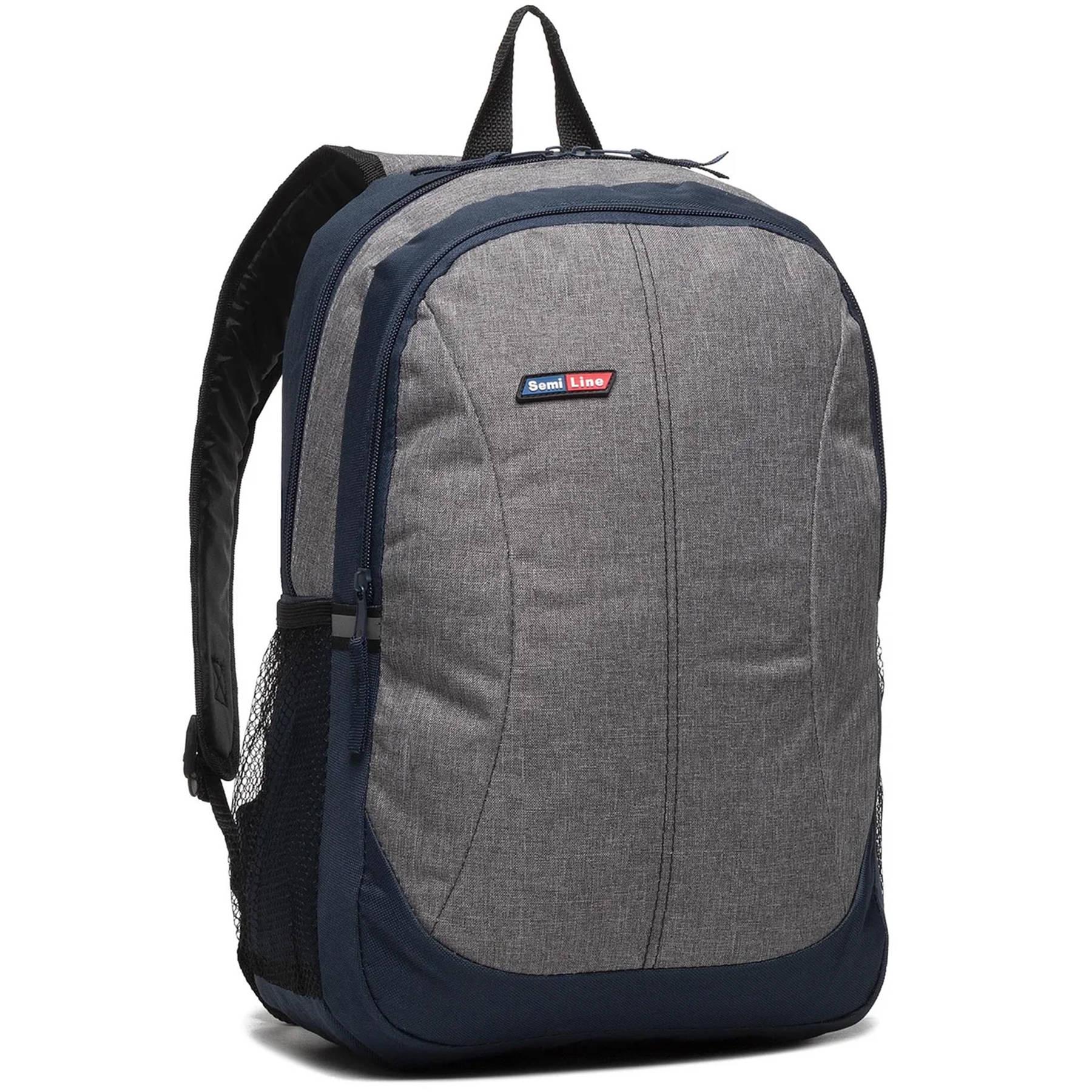 Рюкзак міський SEMI LINE 21 Grey/Navy (J4499-7)