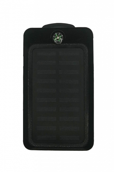 Аккумулятор на солнечной батарее 20000 mAh 2x USB светодиодный