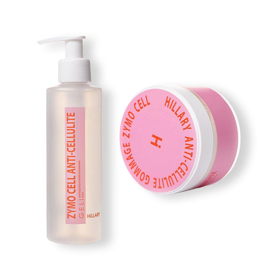 Антицелюлітний ензимний гель та антицелюлітний ензимний гоммаж Zymo Cell