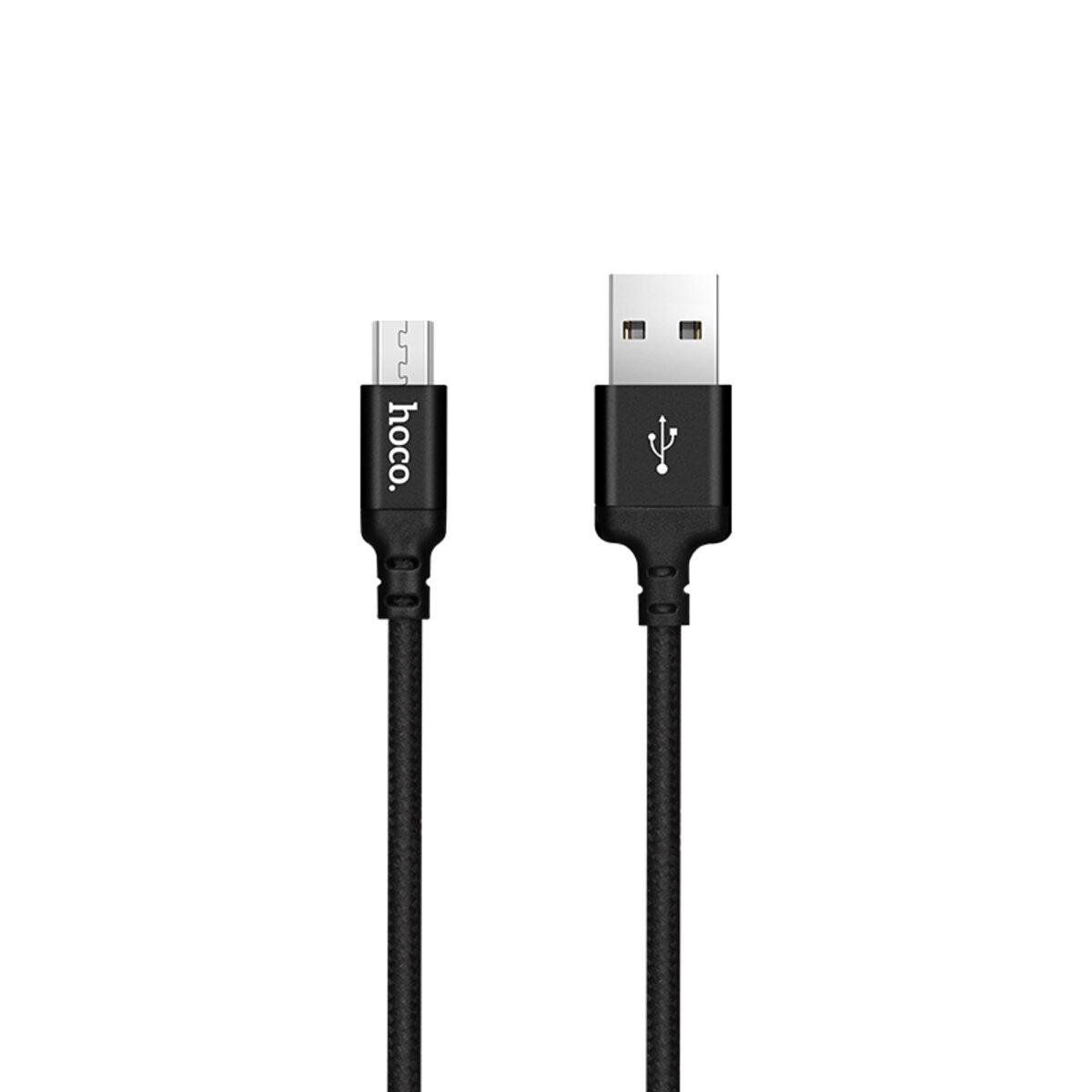 Кабель Hoco X14 USB-MicroUSB 2А 1 м Black (26449895)