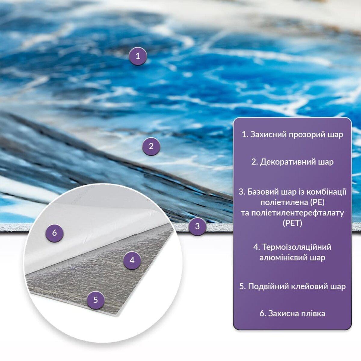 Плитка стінова самоклеюча у рулоні 600х3000х2 мм (SW-00002976) - фото 2 Плитка стінова самоклеюча у рулоні 600х3000х2 мм (SW-00002976) - фото 2