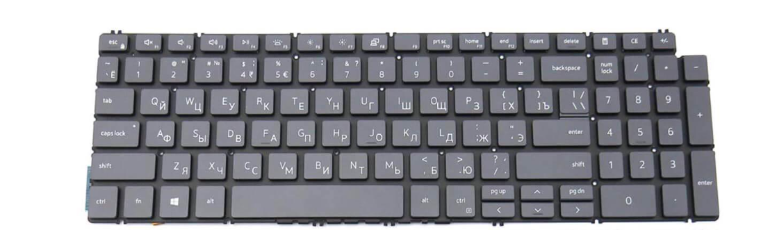 Клавіатура для ноутбука Dell Vostro 7590 з підсвічуванням клавіш (0GMXMJ)