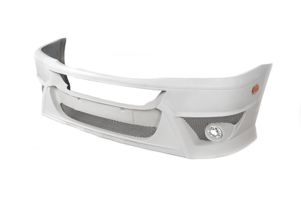 Передний бампер Спорт 1 Meliset для Mercedes Sprinter W906 2006-2018 гг. стеклопластик Под покраску