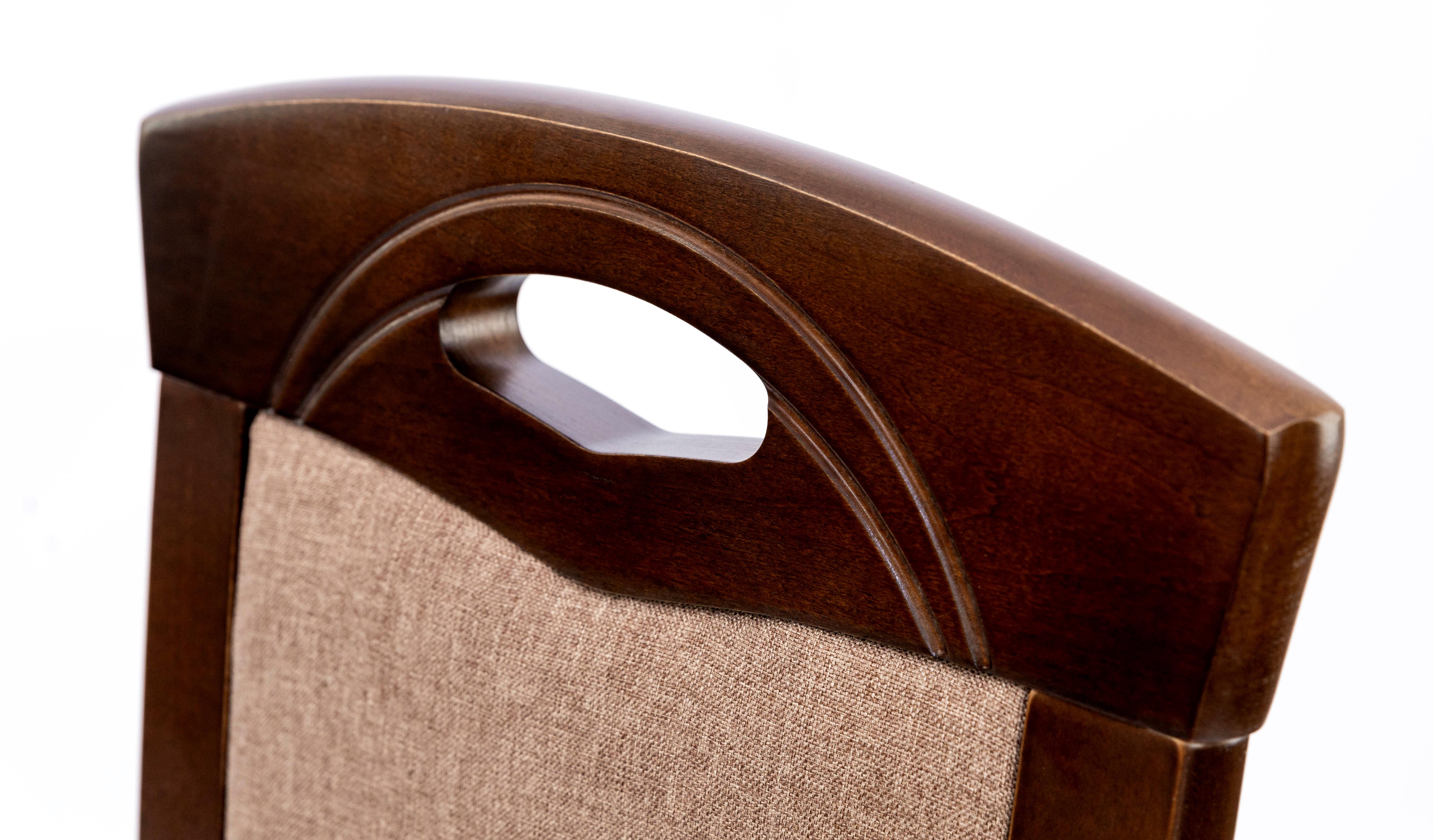 Стілець для кухні та вітальні УЛЬТРА Честер 450х940х430 мм Горіх темний/Саванна (GAА0048026) - фото 5