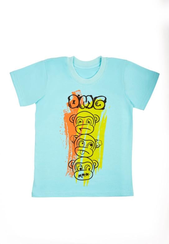 Футболка подростковая хлопковая для мальчика GBI Teens FT-23-6/1 158 см Бирюзовый (13690)