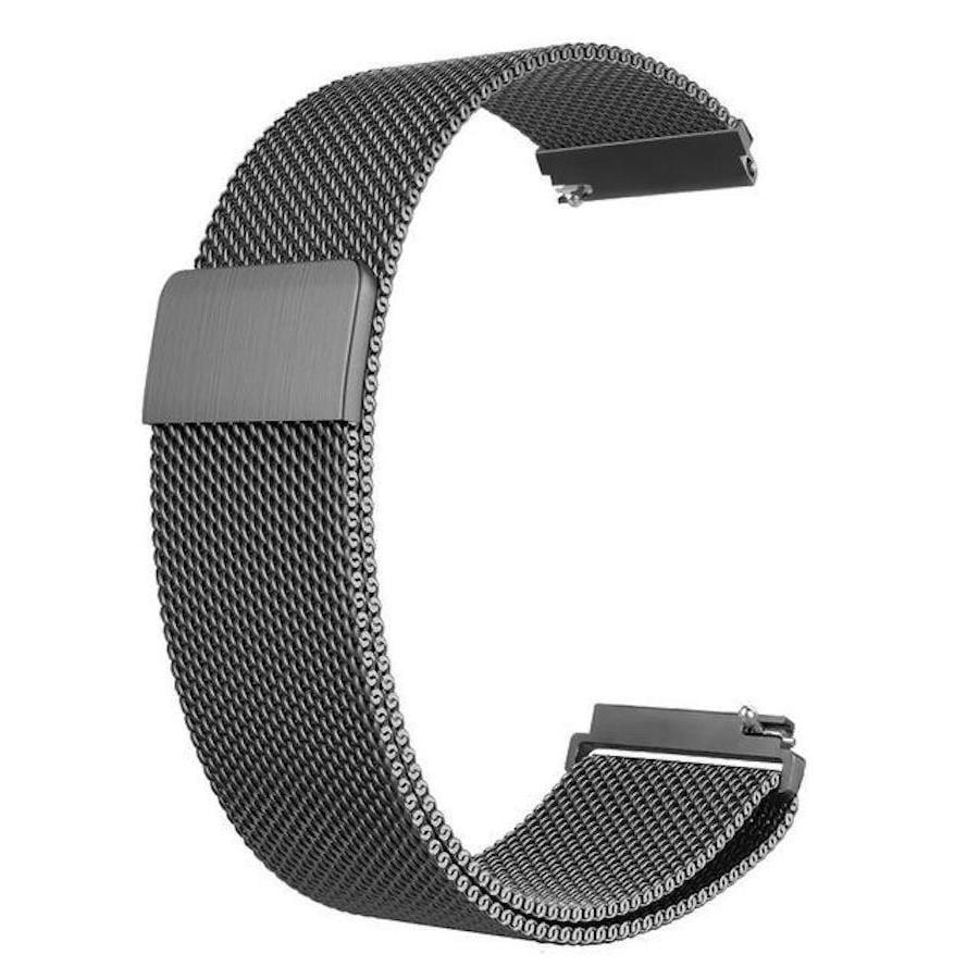 Ремінець для годинника міланська петля 20 мм Графіт (104248) - фото 1