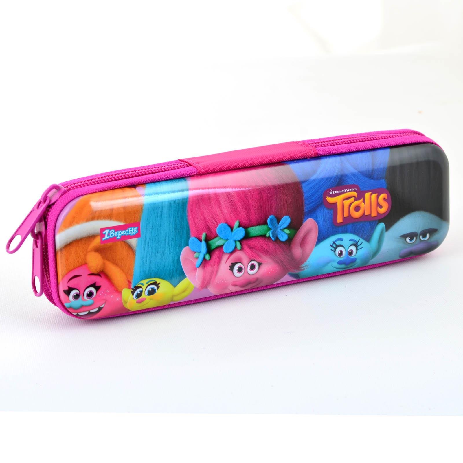 Пенал металічний 1 Вересня Trolls (531509)