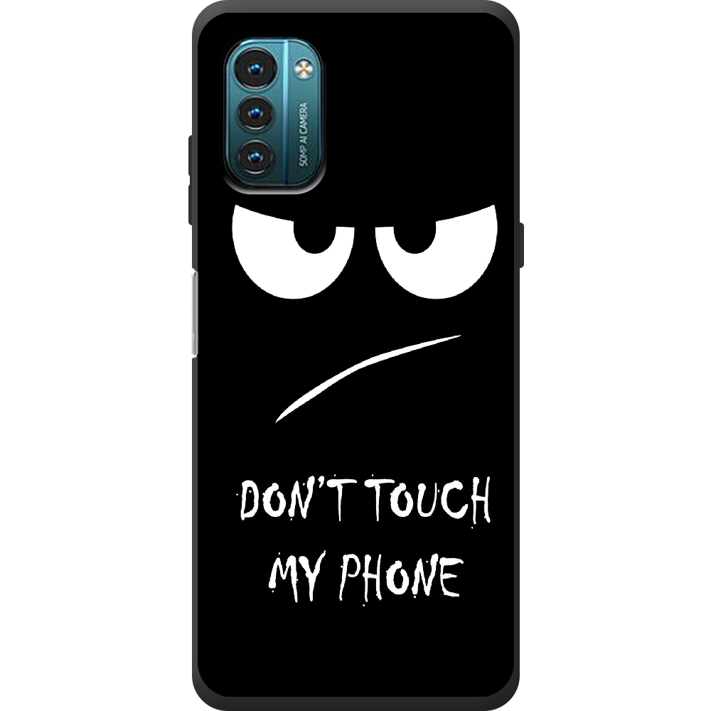 Чехол BoxFace Nokia G21 Don't Touch my Phone Черный силикон (44288-up535-44291)