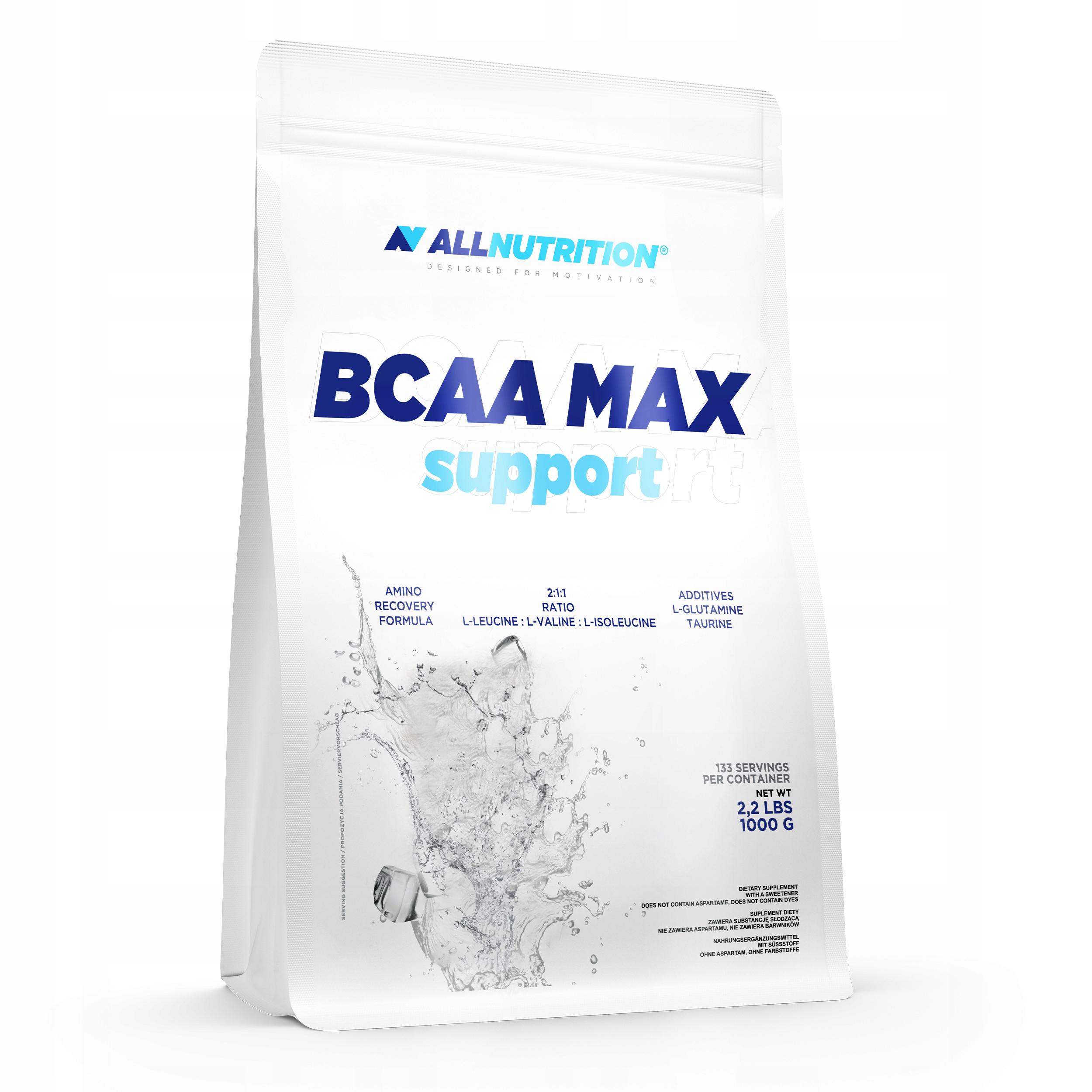 Амінокислота BCAA для спорту All Nutrition BCAA Max Support 1000 г 100 порцій Black Currant