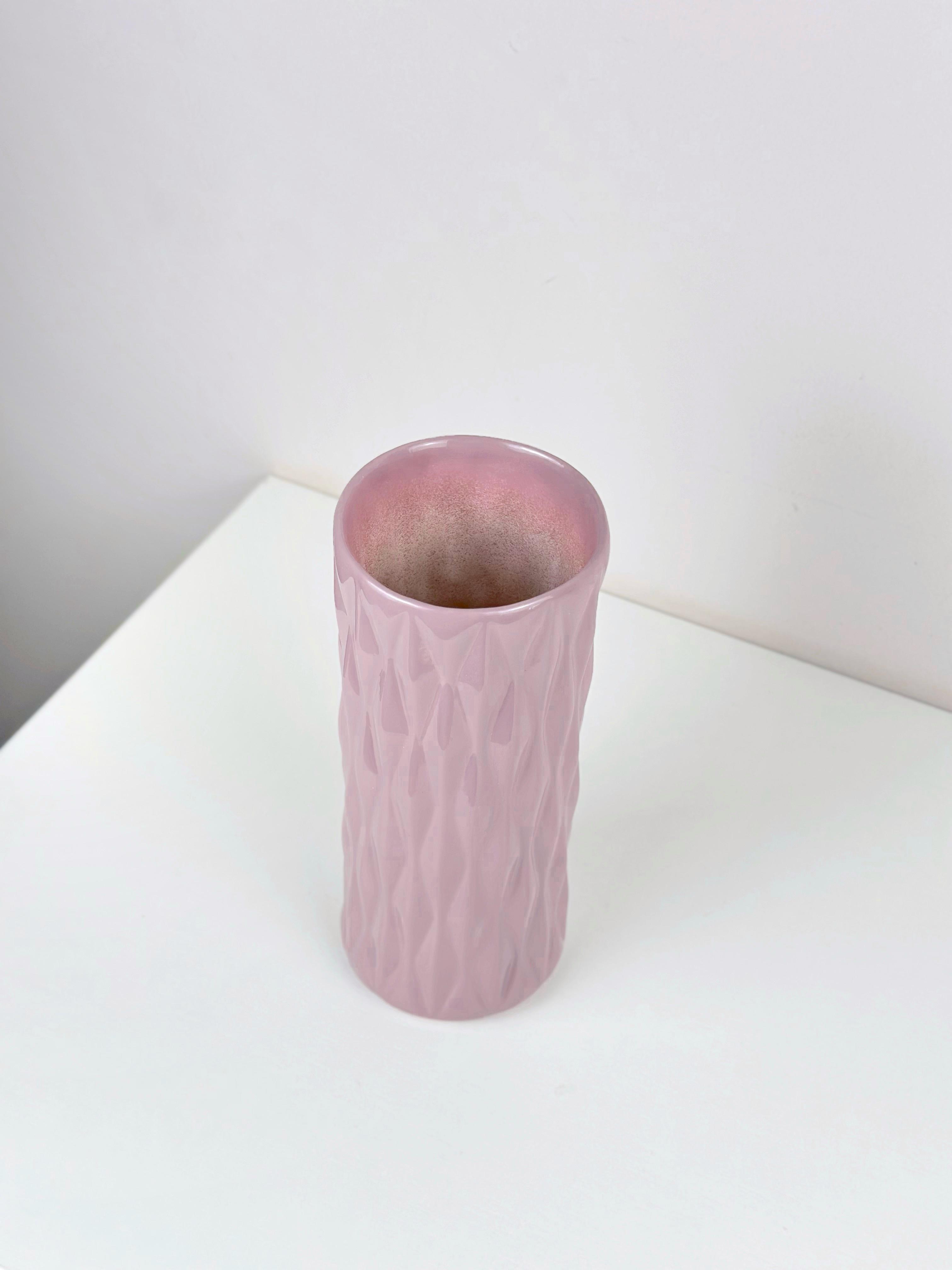 Ваза для квітів і декору глиняна керамічна Кристал 20 см Фіолетовий (4001-13) - фото 4 Ваза для квітів і декору глиняна керамічна Кристал 20 см Фіолетовий (4001-13) - фото 4