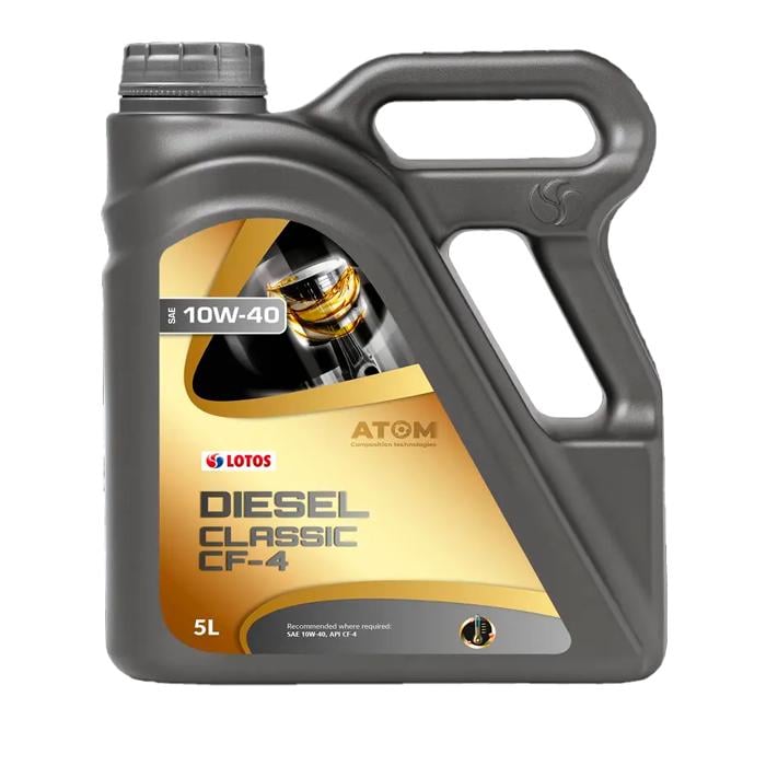 Моторна олива автомобільна Lotos Diesel Classic Semisyntetic 10W/40 5 л WG-K502430-0H0 (158722)
