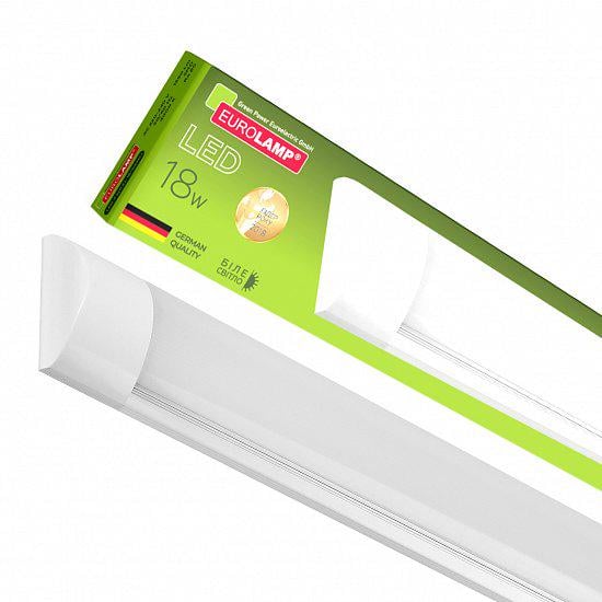 Світильник лінійний світлодіодний Eurolamp EMC LED 18W 4000K 0,6 м (18728643)