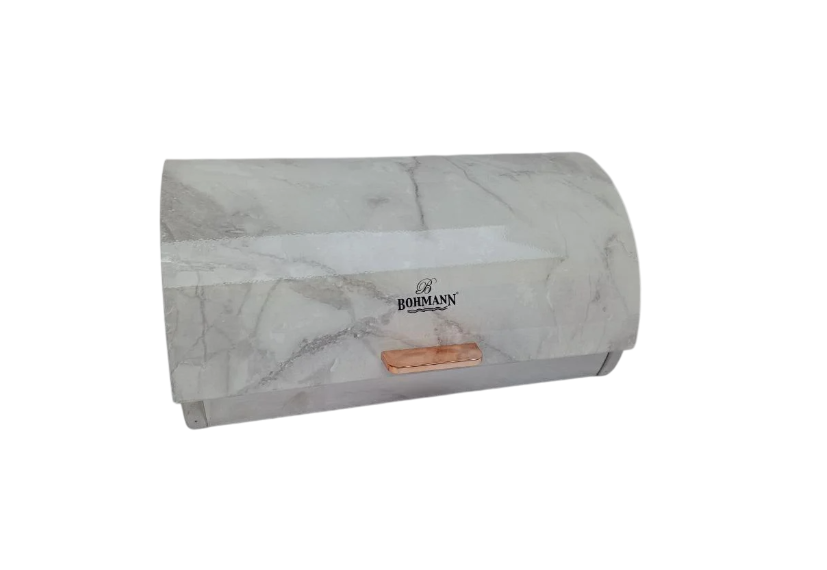 Хлібниця Bohmann BH-7259MR металева 38,5x28x18,5 см Білий мармур (BH-7259MR) Хлібниця Bohmann BH-7259MR металева 38,5x28x18,5 см Білий мармур (BH-7259MR)