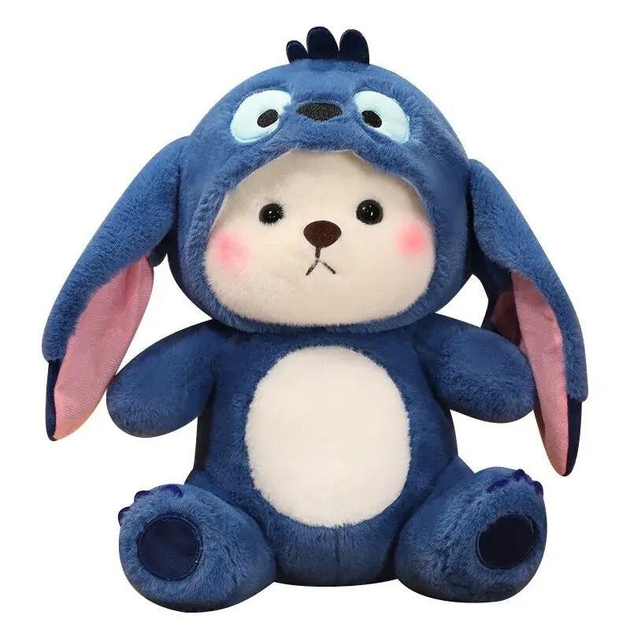 Мягкая игрушка плюшевый мишка в костюме Стич 92 см (2525981637)