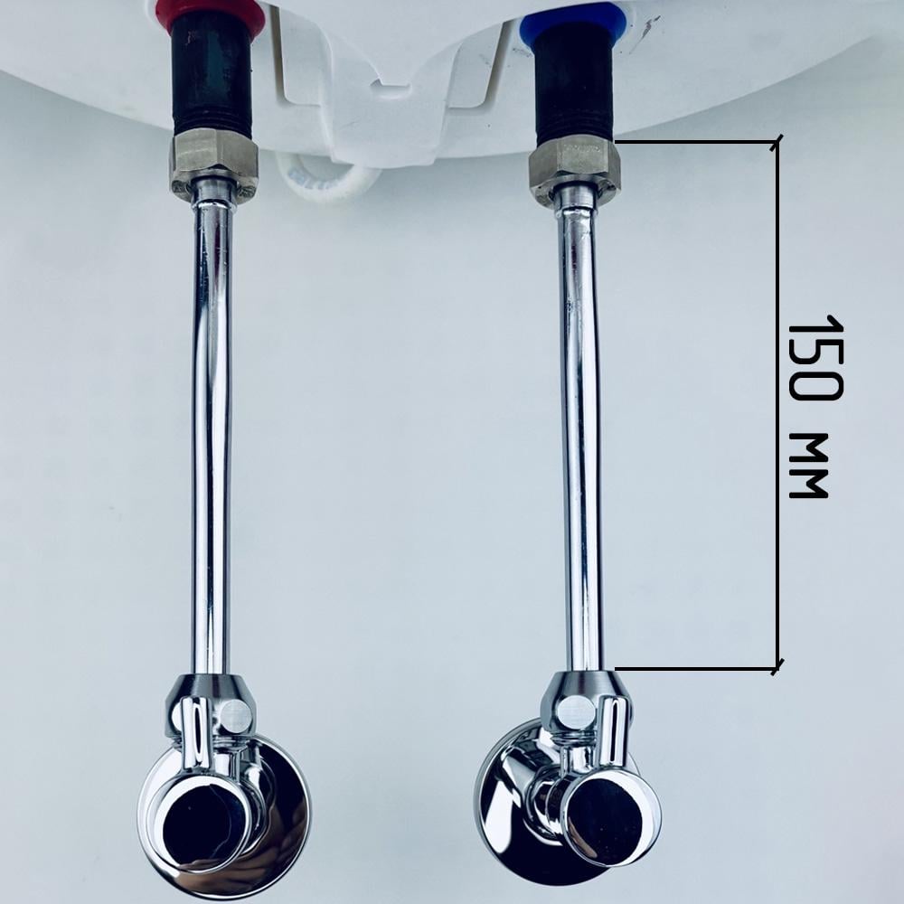 Набор для водонагревателя KVANT MINI C1 Boiler Series 1/2" 150 мм Хром (KV31226) - фото 6