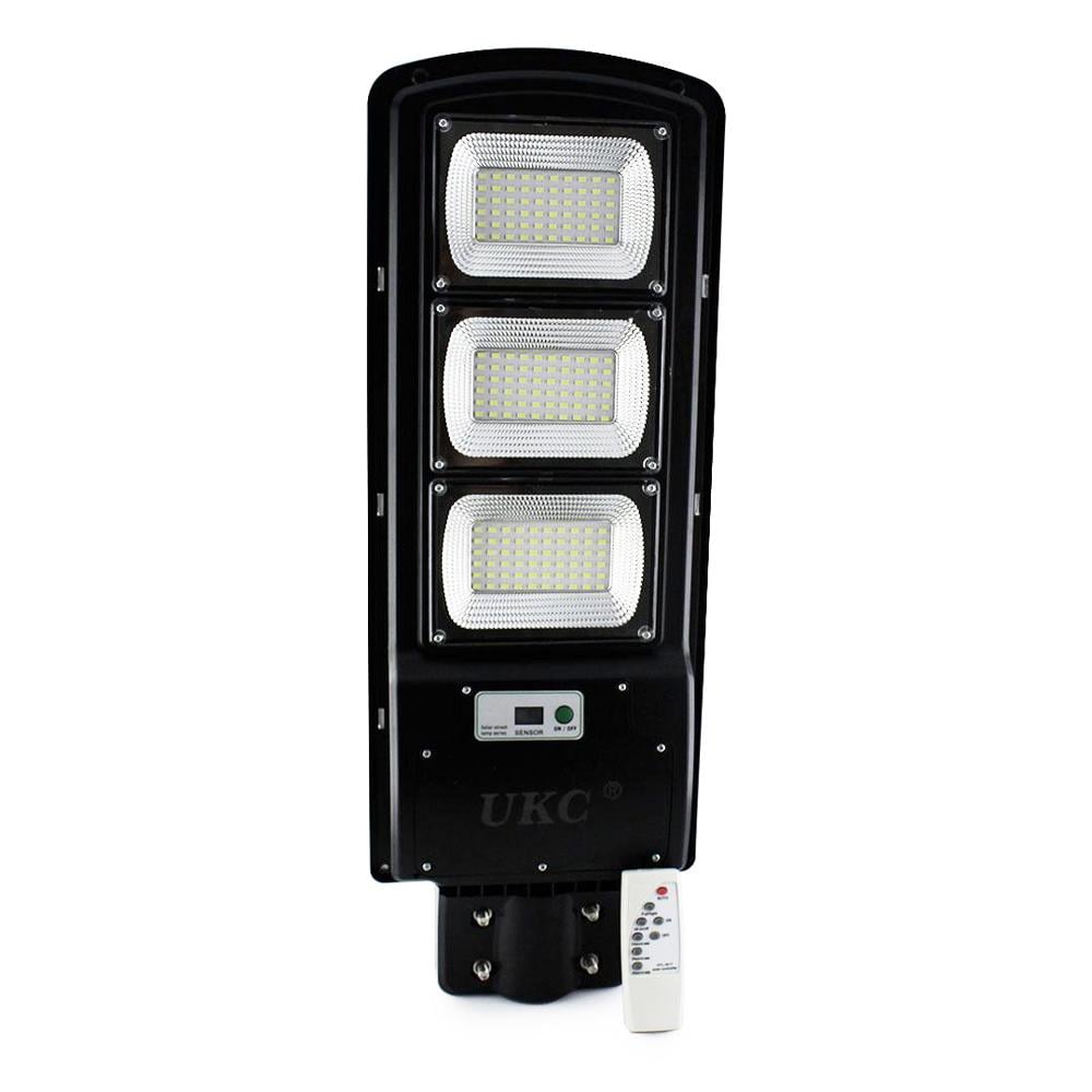 Фонарь уличный на столб UKC Cobra solar street light R3 VPP Remote 375W (1008656-Black)