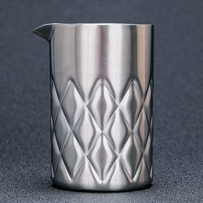 Склянка для змішування з подвійними стінками сталева 560 мл Склянка для змішування з подвійними стінками сталева 560 мл