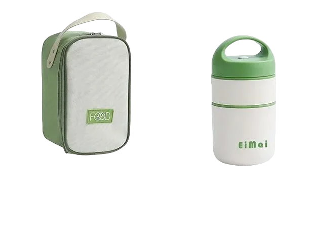 Термос для еды EiMai 0,68 л White/Green (12915190)