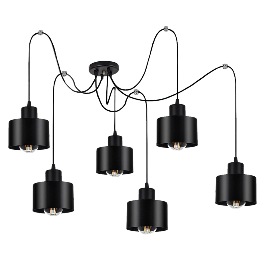 Люстра Loft SD 6 BK E27 max 6x40 W Черный (V6949677565600)