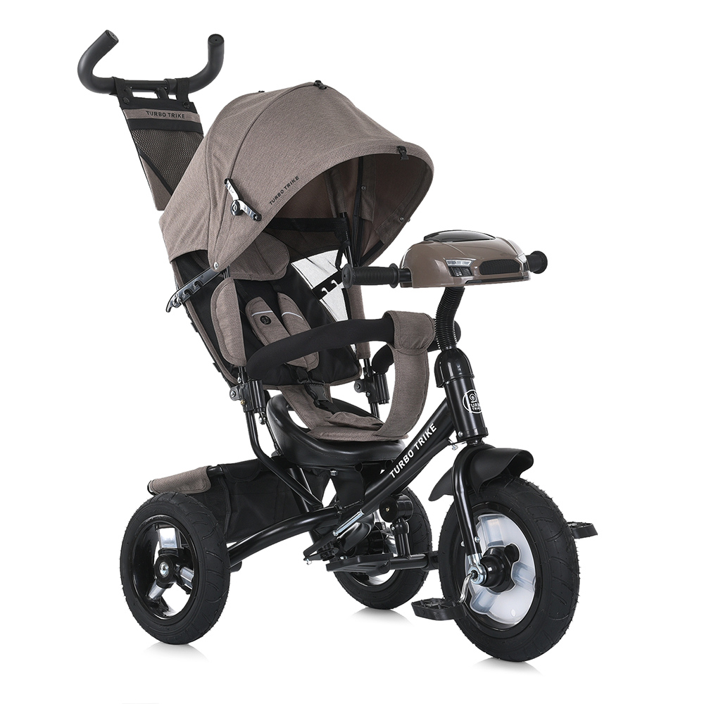 Велосипед трехколесный Turbo Trike MT 1006-5 с родительской ручкой Коричневый - фото 1 Велосипед трехколесный Turbo Trike MT 1006-5 с родительской ручкой Коричневый - фото 1