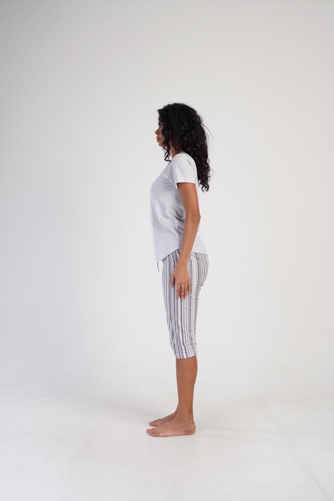 Пижама Vienetta 311055x62 женская 2XL Светло-серый - фото 3 Пижама Vienetta 311055x62 женская 2XL Светло-серый - фото 3