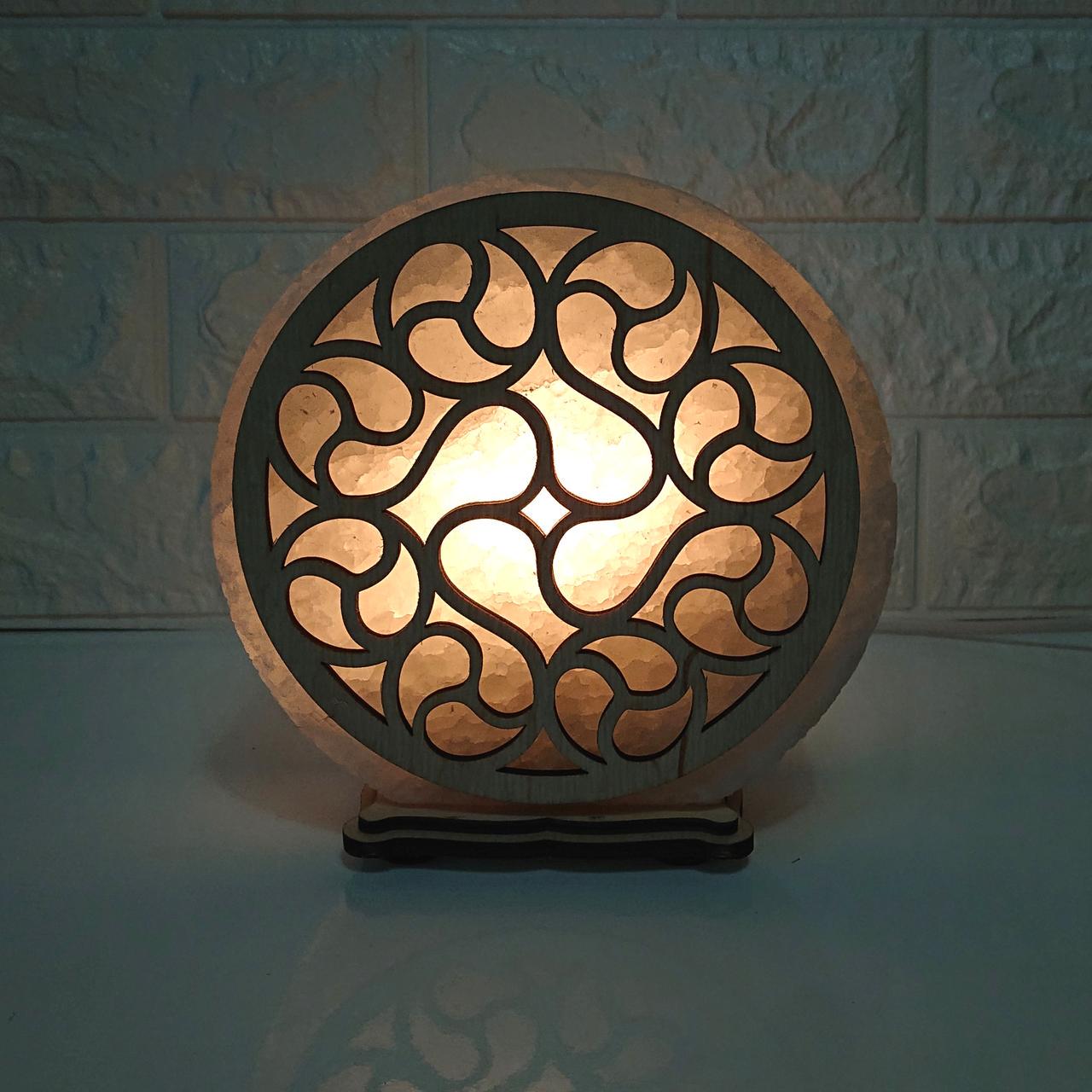 Соляной светильник Узор 186 (KБ-00032-y)