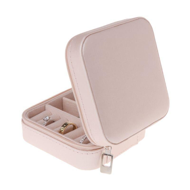 Шкатулка для украшений 10х10х5 см Бежевый (AD-22-22) - фото 5 Шкатулка для украшений 10х10х5 см Бежевый (AD-22-22) - фото 5