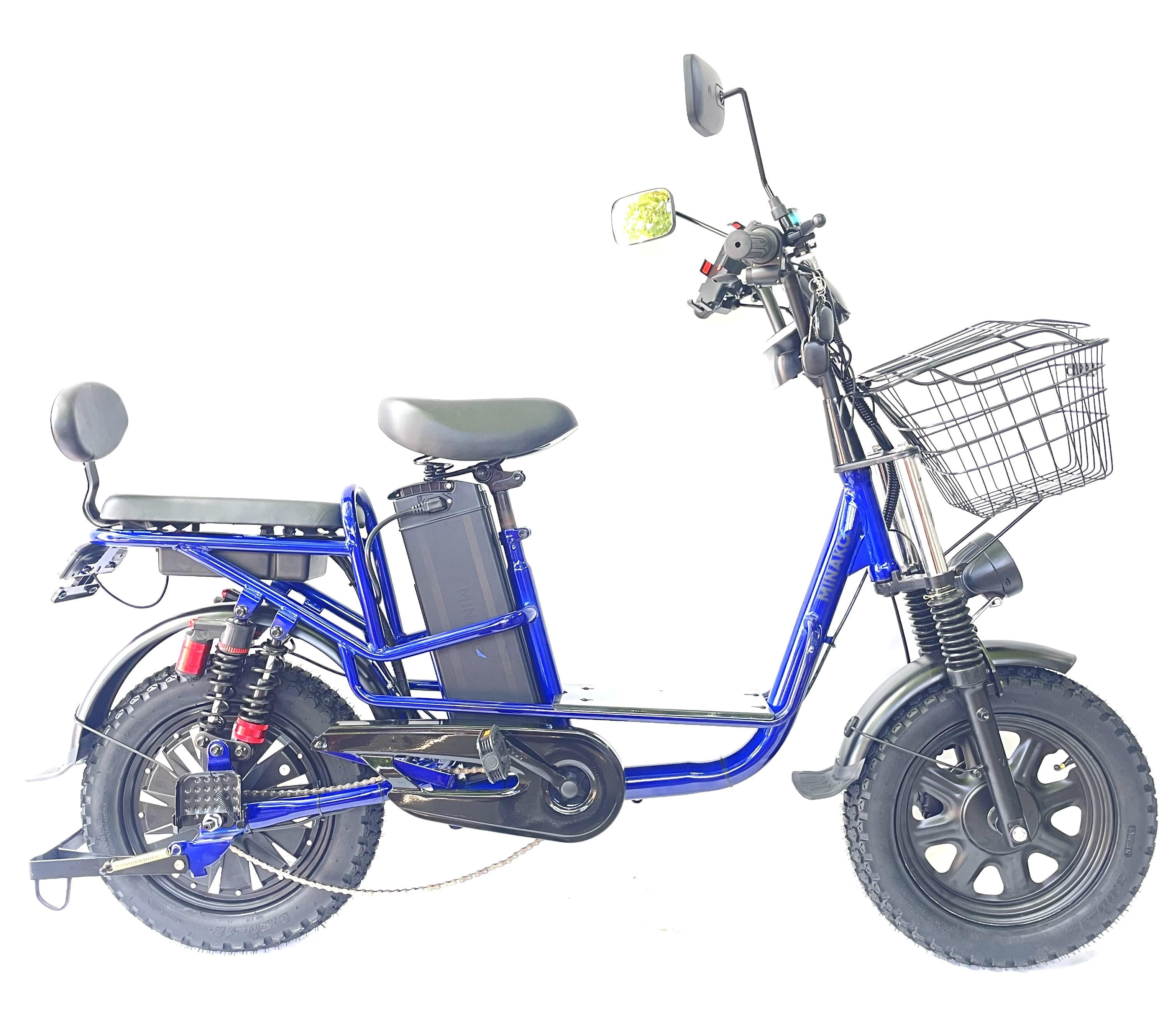 Электровелосипед MINAKO Monster PRO с PASS-системой 2000 W 60 V 36 Ah Синий