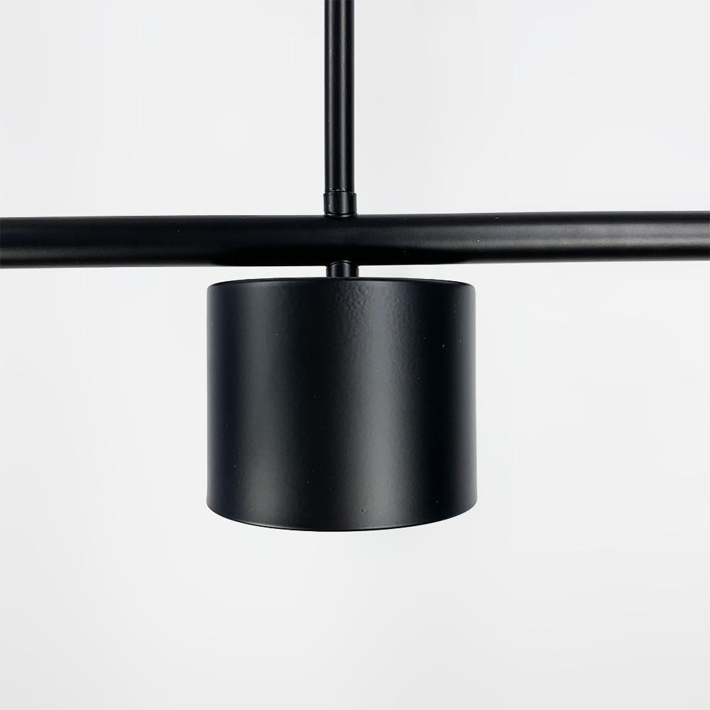 Люстра удлиненная CLYDE с 4-ю спотами Черный (MJ 118/4 BK) - фото 8
