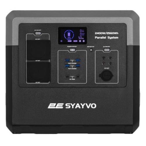 Портативна зарядна станція 2Е Syayvo 2400W 2560Wh (2E-PPS24256)