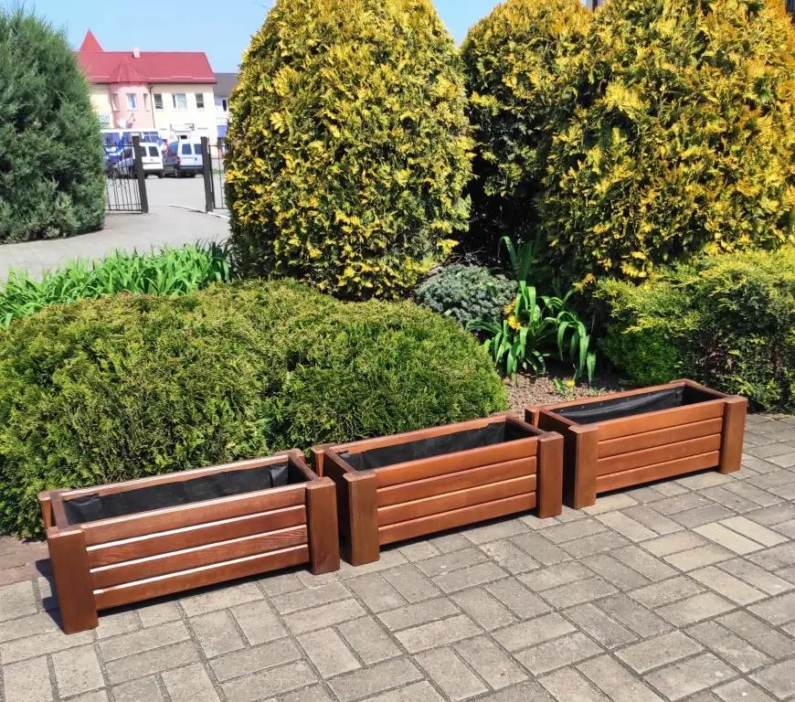 Кашпо для террас Millenium Коричневый (0000679) - фото 3 Кашпо для террас Millenium Коричневый (0000679) - фото 3