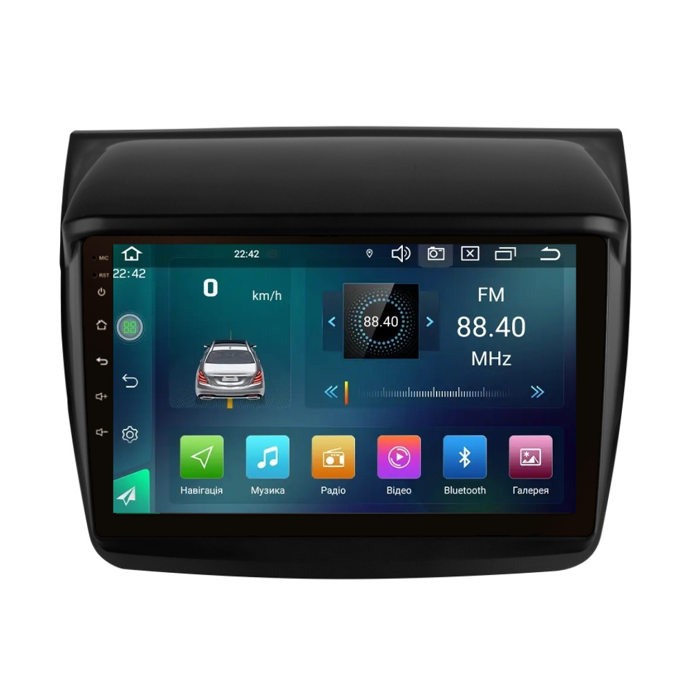 Магнитола штатная CYCLONE C9 CPL GSM Carplay 2/32 GB 4G для Mitsubishi Pajero Sport 2008-2015 г. (AR-81394)