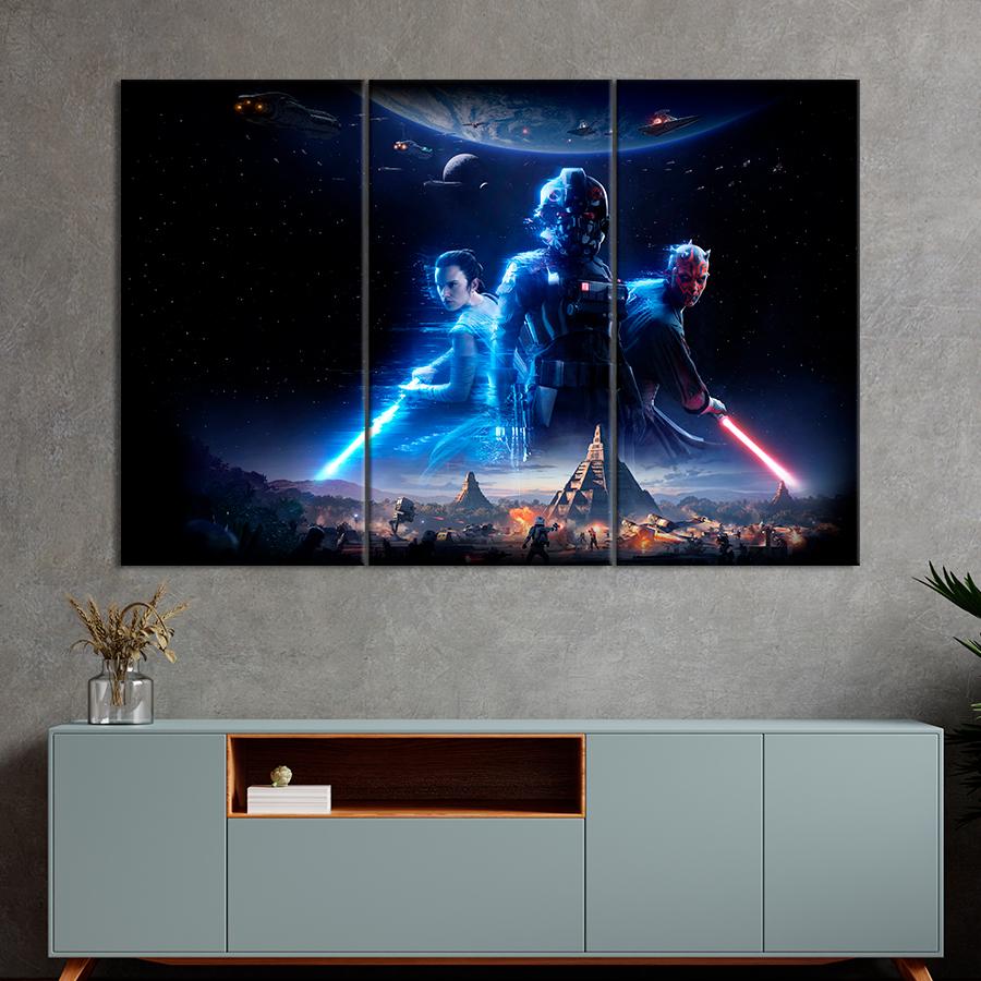 Настенний декор Эпическая киносага Star Wars: Скайуокер. Восход 78x48 см (A172-3)