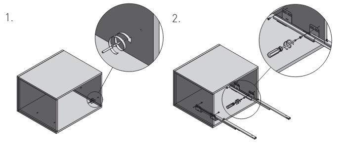 Комплект направляючих для висувних сушок OC-SZD MOVIX PRO з дотягом (PB-OC450BO) - фото 3