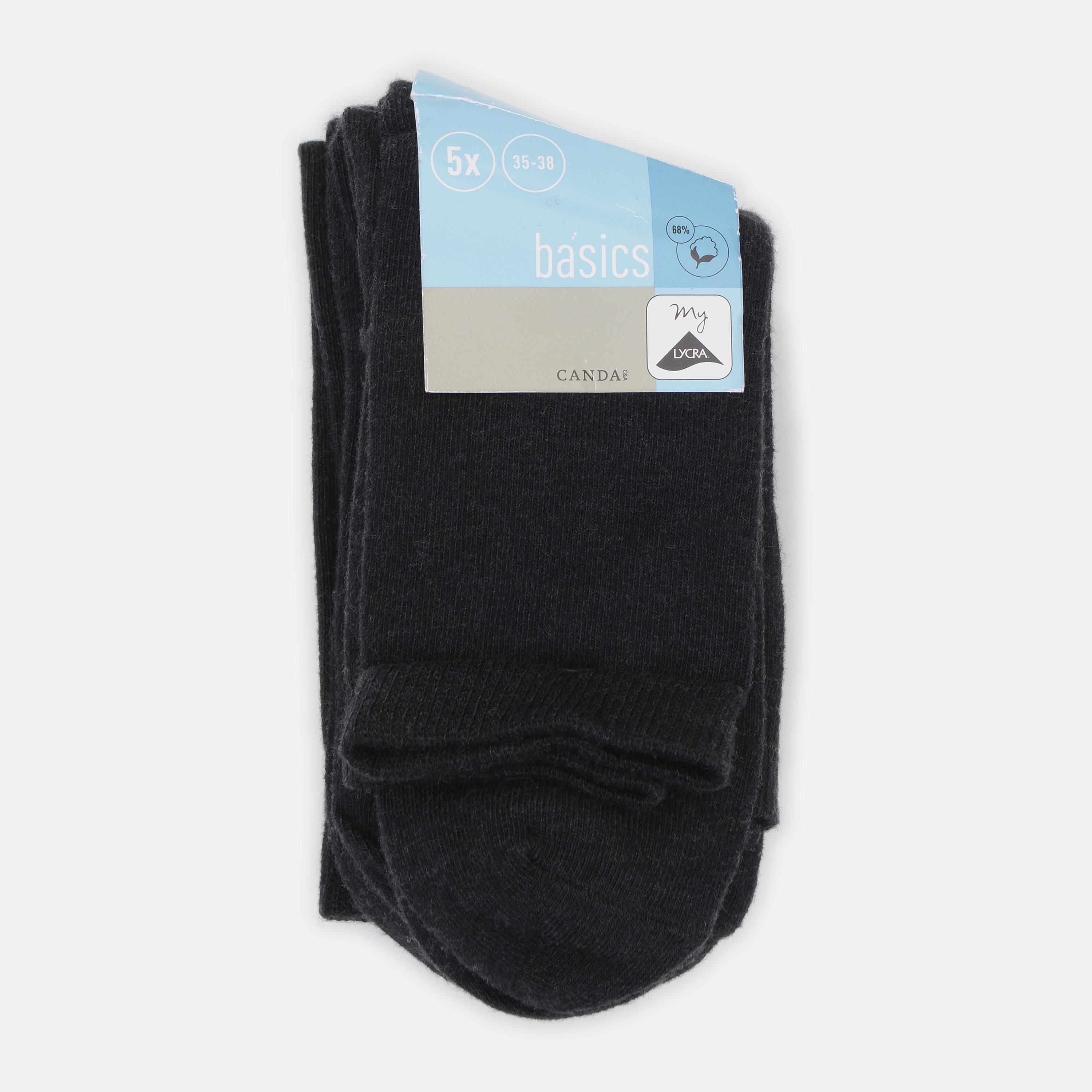 Носки C&A 5 пар р. 35-38 Темно-серый (2243179840954)