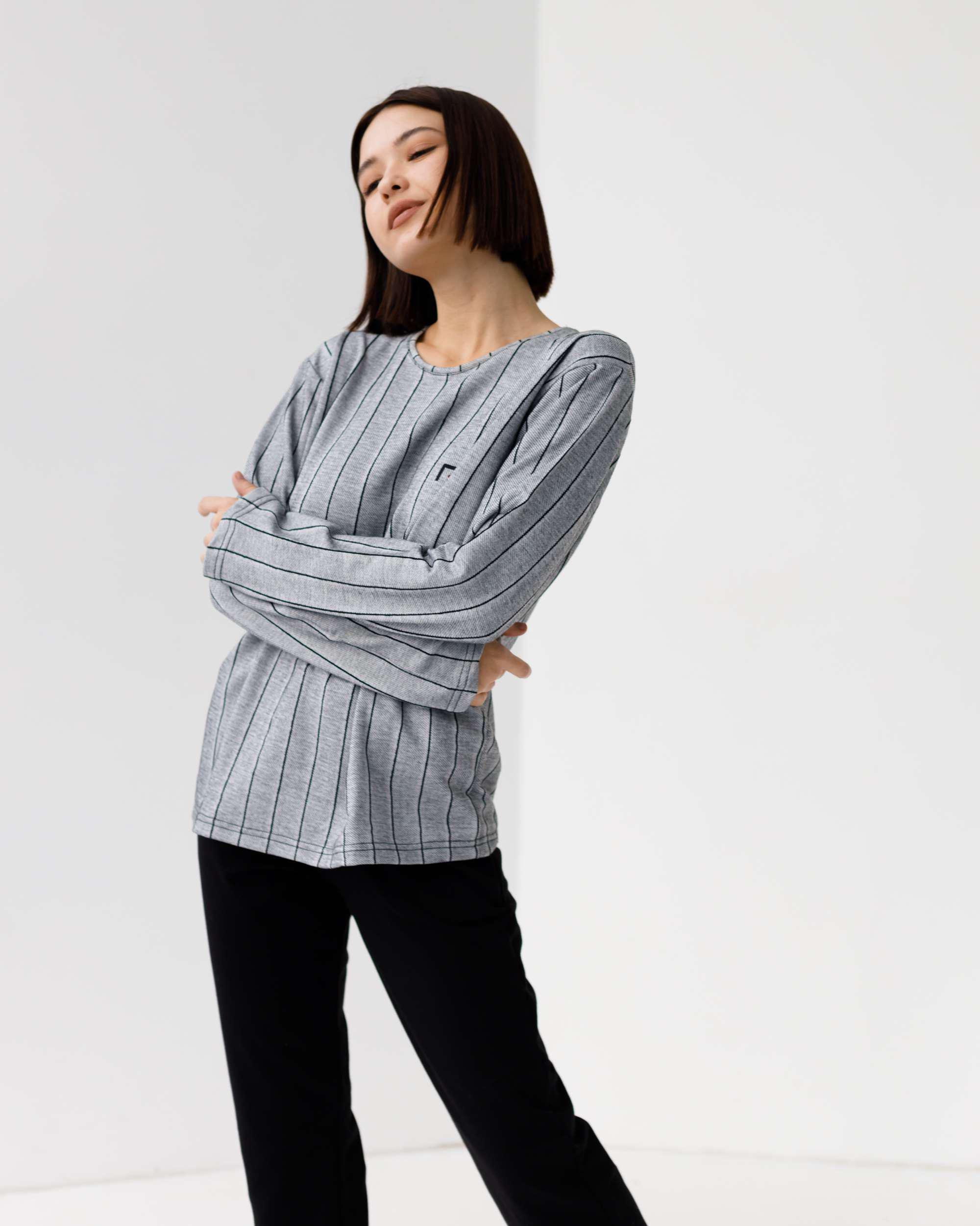 Костюм женский S Светло-серый (88968) - фото 2 Костюм женский S Светло-серый (88968) - фото 2